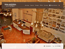 Tablet Screenshot of hotelrealcatedral.com